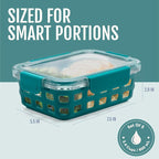 Ello Duraglass 3.4 Cup Meal Prep Sets 10Pc, 5 Pack Set- Glass Food Storage - Image 4