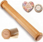 Chengu Wooden Cookie Rolling Pin 1/4-in. Fixed Depth Rolling Pins by CHENGU