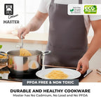 BRA COOKWARE Master Stainless Steel Stock Pot w/Glass Lid | 8 Inch 2.4 Quart - Image 6