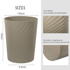 UUJOLY Plastic Small Trash Can Wastebasket, Garbage Container Basket - Image 2