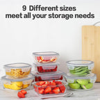 HOMBERKING 24pc Glass Food Storage Containers - Image 7