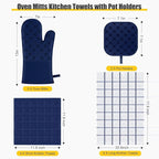 Oven Mitts Kitchen Towels Dishcloths - Image 2
