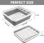 Tiawudi Collapsible Dish Drying Rack, Pop Up Dinnerware Drainer, Portable Plate - Image 2