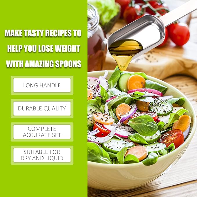 1PCS 1tbsp Single Measuring Spoon, Stainless Steel Long Handle Individual - Image 5