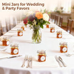 ComSaf Set of 12 Square Glass Spice Jars - Image 6