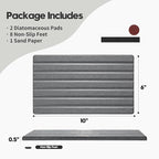 Razborci 2PCS Water Absorbing Stone Drying Tray Mat - Image 3