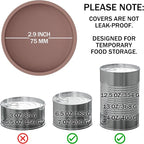 OHMO 2 Pack Pet Food Can Lids, BPA Free Silicone Covers - Image 2