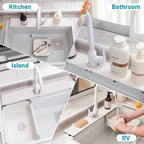 Fast Drying Faucet Mat for Kitchen Sink, Water Absorbent Diatomite Stone Sink - Image 9