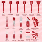 Kaluns Silicone Kitchen Utensils Set 24 Pcs Cooking Utensils Set - Image 2