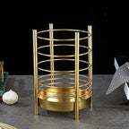 Gold Kitchen Utensil Holder for Kitchen Counter, Stainless Steel Utensil Crocks - Image 3
