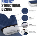Silicone Oven Mitts, Heat Resistant 2PCS Oven Mitts - Image 3