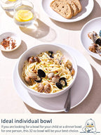 LE TAUCI Pasta Bowls 32 oz, Salad Bowls Set - Image 2
