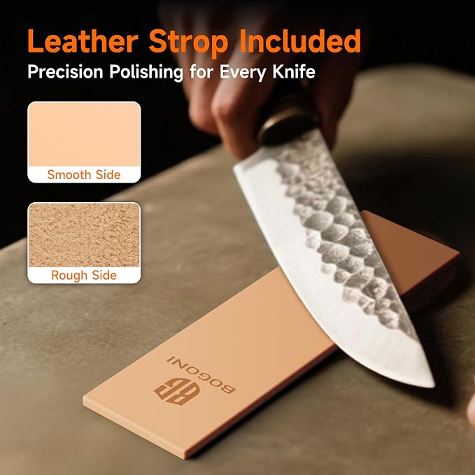 Rolling Knife Sharpener, Diamond & Ceramic Disc, 15° & 20° Magnetic Angle - Image 6