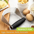 Spring Chef Dough Blender For Baking, Heavy Duty Dough Cutter Tool, Stainless - Image 6