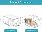 Vtopmart 6 Pack Stackable Storage Drawers, Easily Assemble Containers - Image 3