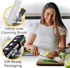 Stainless Steel Cheese and Citrus Zester Grater w/Extra Sharp Blade - Image 2