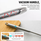 Newness 304 Stainless Steel Spaghetti Server and Spaghetti Tong, Pasta Spoon - Image 5
