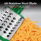 Ourokhome Rotary Cheese Grater Hand Crank, Kitchen Shredder Speed Mandolin - Image 9