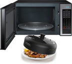 Microwave Cover for Food, Silicone and Glass Splatter Guard Lid for - Image 6