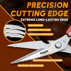 HUUSK Kitchen Scissors for Food - Image 3