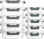 Glass Meal Prep Containers by MMCIRCO