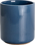 getstar Large Utensil Holder for Kitchen Counter, 7.2" Vintage Ceramic Utensils by Getstar