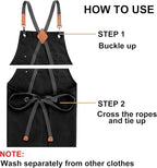 ZOMAO Chef Apron for Women Men - Image 8