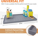 TigeJoy 37" x 22" Under Sink Mats - Image 2