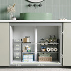 NETEL Under Sink Organizers and Storage, 2 Tier Expandable Under Cabinet - Image 2