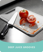 Cutting Boards for Kitchen, Plastic Cutting Board Set of 3, Dishwasher Safe - Image 7