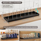 Magheo 2 Pack Expandable Food Storage Container Lid Organizers - Image 2