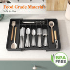 Lifewit Silverware Drawer Organizer, Expandable Utensil Tray - Image 8