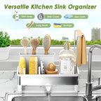 Ewaiira Stainless Steel Sink Caddy, Sponge Holder - Image 3