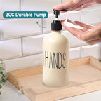 COHOSEGE Glass Soap Dispenser Set 2 Pack, 16 Oz Dish Soap Dispenser - Image 6