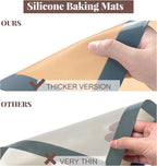 Macaron Silicone Baking Mat, 3 Pack Reusable Baking Mat, Food Safe Silicone - Image 7