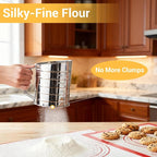 Baking Tool Kit: pastry cutter, flour sifter - Image 2