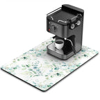 Rnivvi Coffee Mat, Hide Stain Rubber Backed Absorbent Dish Drying Pad by Rnivvi