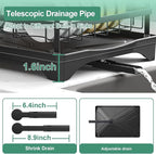 Dish Drying Rack for Kitchen Counter, Large Dish Drying Rack - Image 6