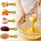 Danish Dough Whisk, Wooden Bread Whisking Tool - Image 7
