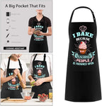 Baking Apron for Women I Baking Because People Is Frowned Aprons Gifts for Men - Image 4