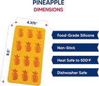 HIC Kitchen Silicone Pineapples Ice Cube Tray, Makes 12 Pineapples - Image 6