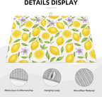 Lemon Dish Drying Mats for Kitchen Counter, Large 18"x24" Dish Mats for Drying - Image 4