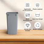 ROOMTEC Lightweight and Durable Slim Trash Can, 35QT Kitchen Trash Can - Image 8