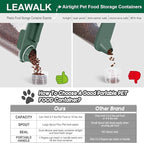 LEAWALK 5-7Lbs Cat Dog Storage Container, Portable Pet Food Containers - Image 4
