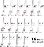 18/10 Stainless Steel Cooking Utensils Set - Image 2