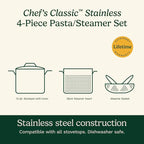 Cuisinart 4-Piece Cookware Set, 12 Quarts, Chef's Classic Stainless Steel - Image 6