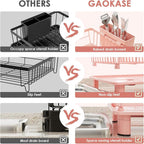 GAOKASE Dish Drying Rack, Stainless Steel-Dish Rack, Dish Racks - Image 4