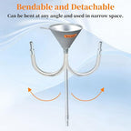 14.84" Steel Bendable Spout Funnel - Image 3