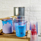 50 PACK Plastic Measuring Cups, 32 oz Disposable Mixing Cups, Measurement - Image 8