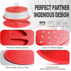 2 in 1, Aidacom Microwave Splatter Cover - Image 6